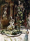 William Logsdail The Garden Of The Palazzo Malipiero painting